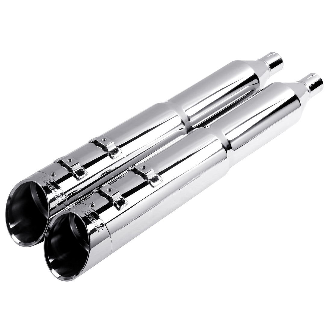 4.5" Stepped Slip-On Mufflers For Harley Trike 2009-2025 - Ring Shark