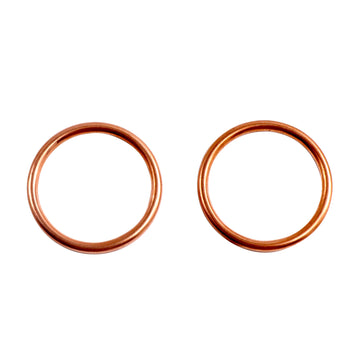 OEM Style Replacement Copper Exhaust Gasket for Honda VT600 Models, No Leaking - Ring Shark