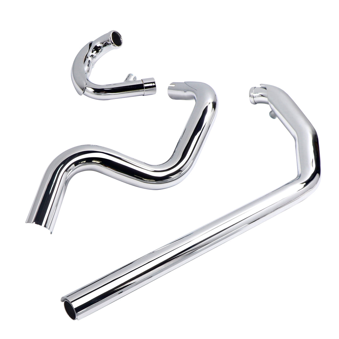 Cholo Classic Performance True Dual Exhaust Full System for Harley Softail 2000-2017 Models - Ring Shark
