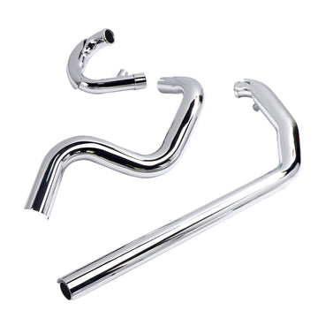Cholo Classic Performance True Dual Exhaust Full System for Harley Softail 2000-2017 Models - Ring Shark