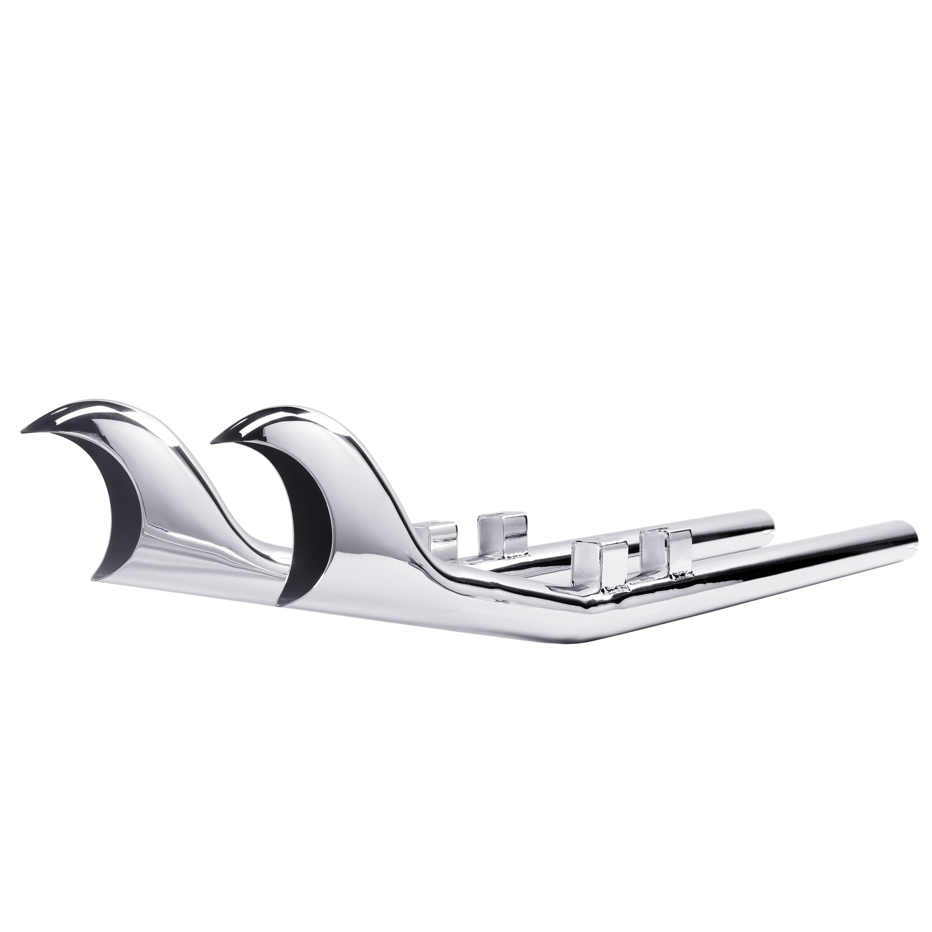 RingShark Cholo Fishtail Upswept Slip Ons for Harley Touring 1995-2016