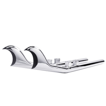 RingShark Cholo Fishtail Upswept Slip Ons for Harley Touring 1995-2016