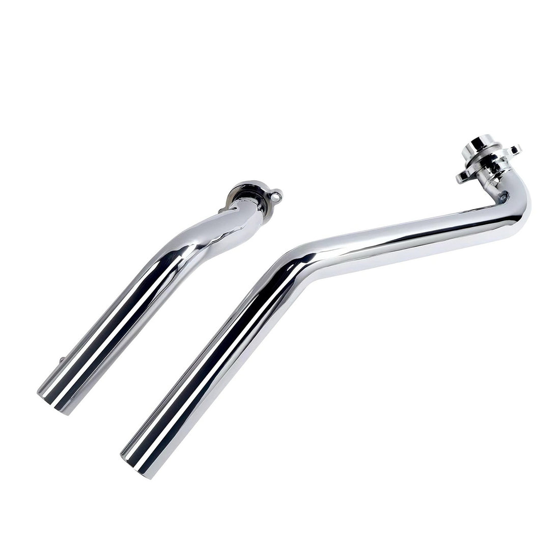 Rumble Tone Chrome Drag Exhaust for Honda VT750 Aero & Phantom, Fits Spirit VT750 & Honda Shadow VT400 Deep Sound & Polished Finish