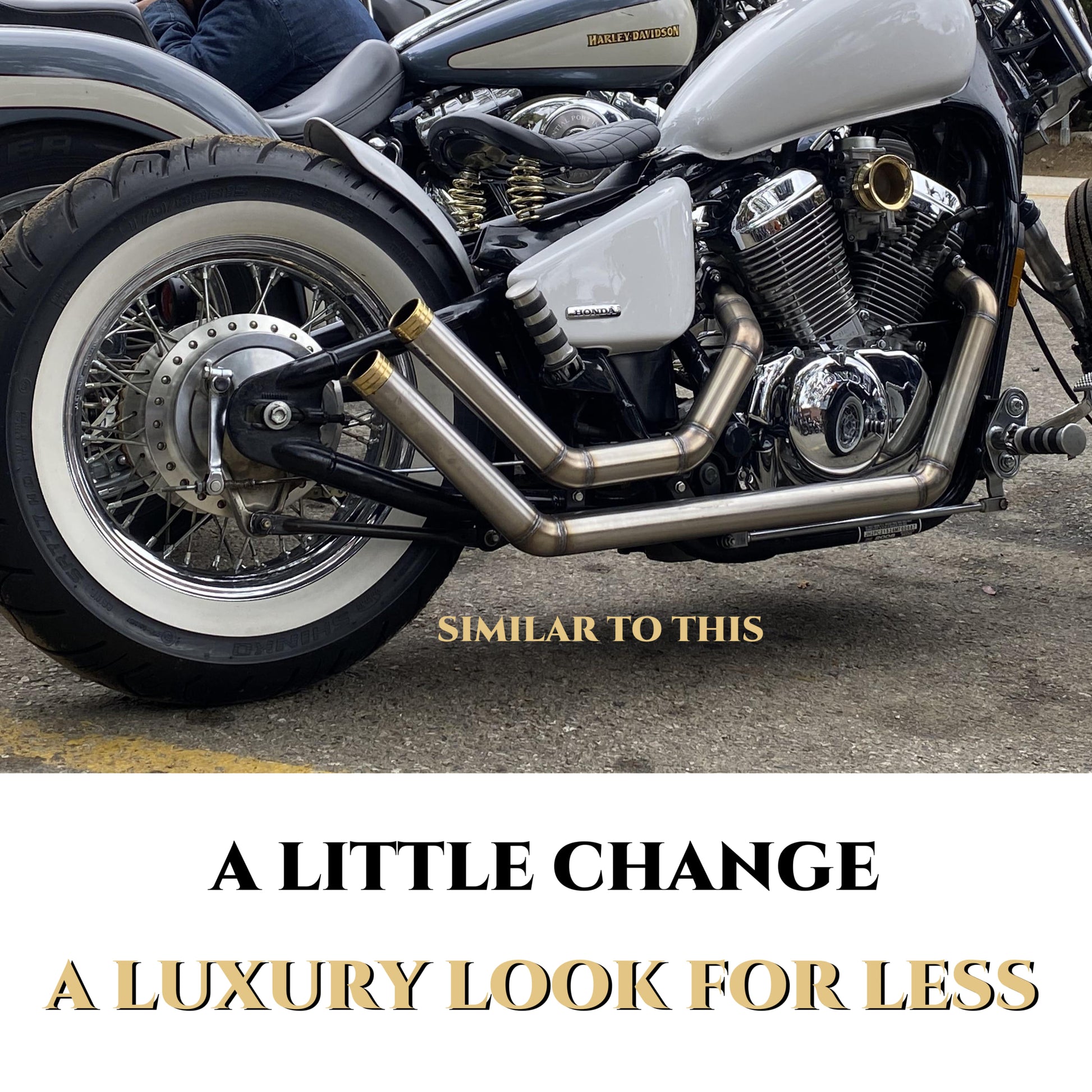 Style Copper Tips for 1.75" I.D. Exhaust Pipe – Premium Look, Easy Install - Ring Shark