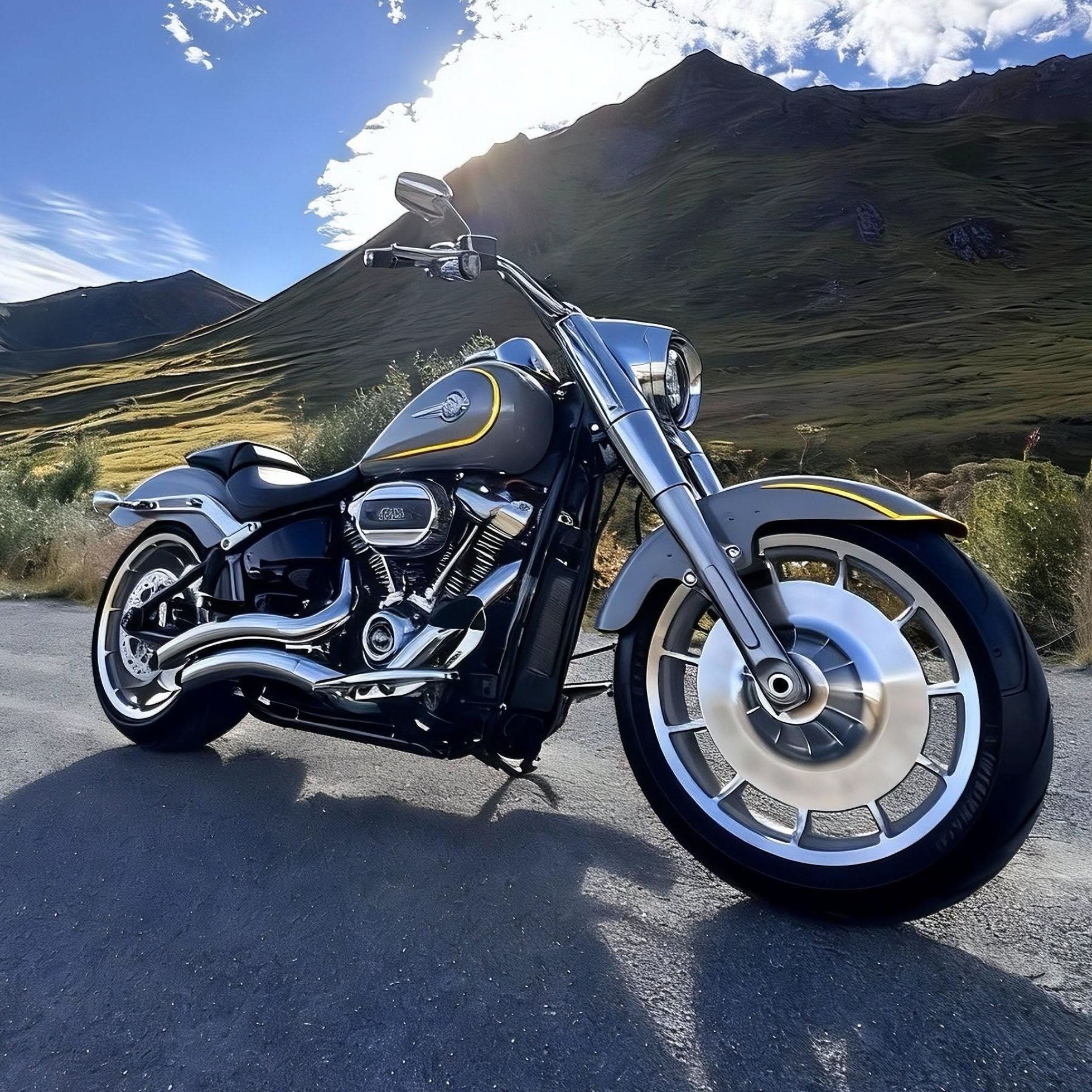 Boost Power Exhaust Pipes for Harley Softail 1986-2017, Design for More HP & Great Sound