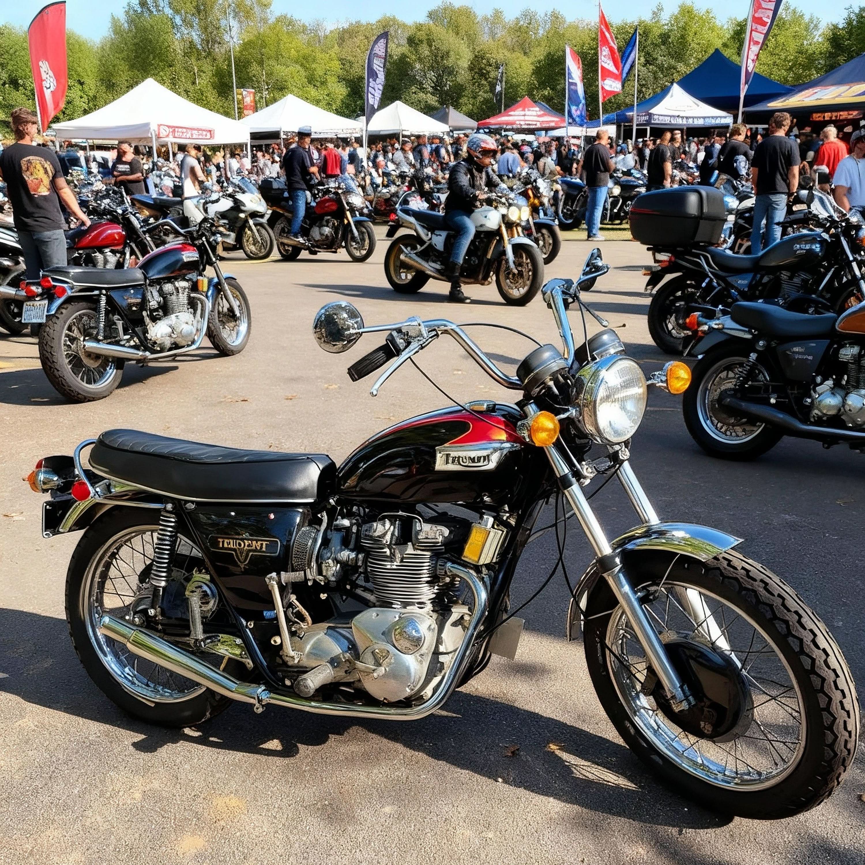 Trumpet Style Muffler Extension - Upswept - Single Muffler for 1-1/2 Inch to 1-3/4 inch Head Pipes, Baffled Rich Rumble Sound