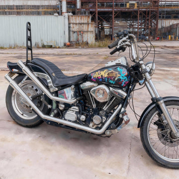 Trumpet Muffler Extension - Single Muffler Bolt on for 1-1/2 Inch to 1-3/4 Inch Head Pipes, Great Deep Rumble Sound