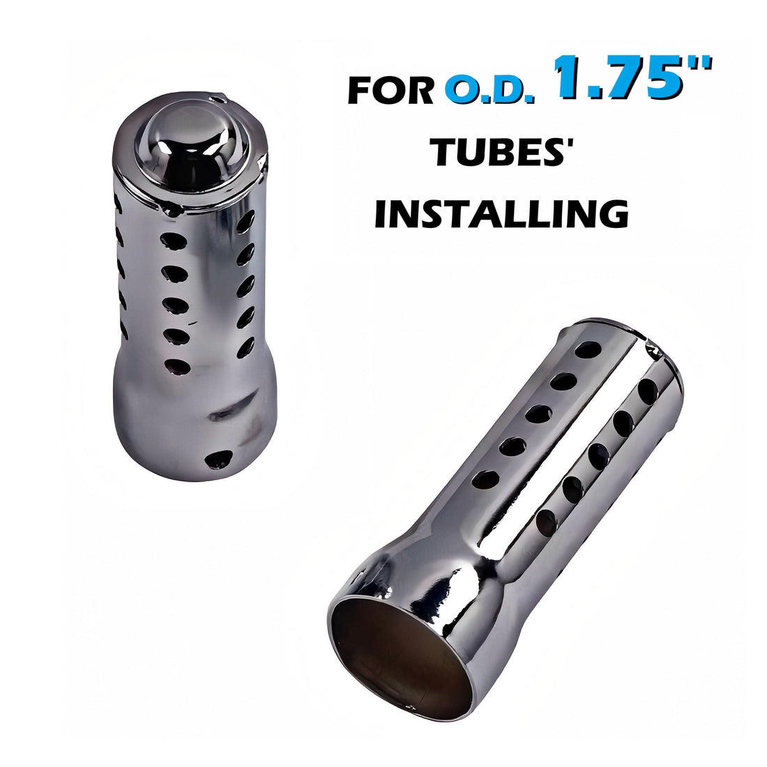 Mini Baffle Quiet Replacement For 1.75'' Straight Exhaust / Drag Exhaust / Dual Headers