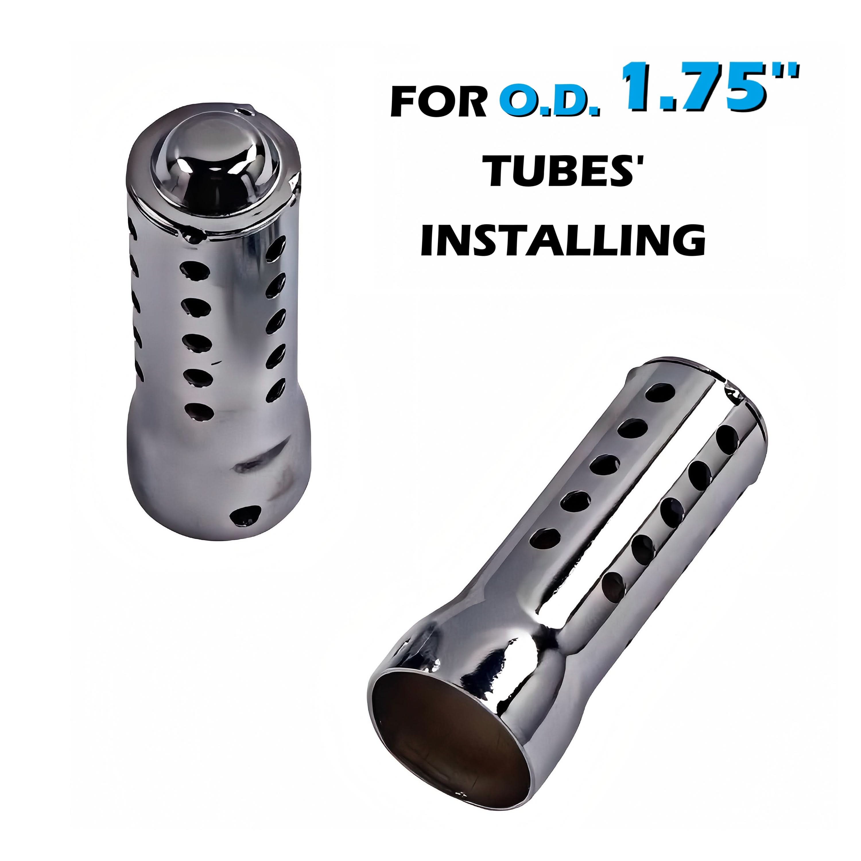 Mini Baffle Quiet Replacement For 1.75'' Straight Exhaust / Drag Exhaust / Dual Headers