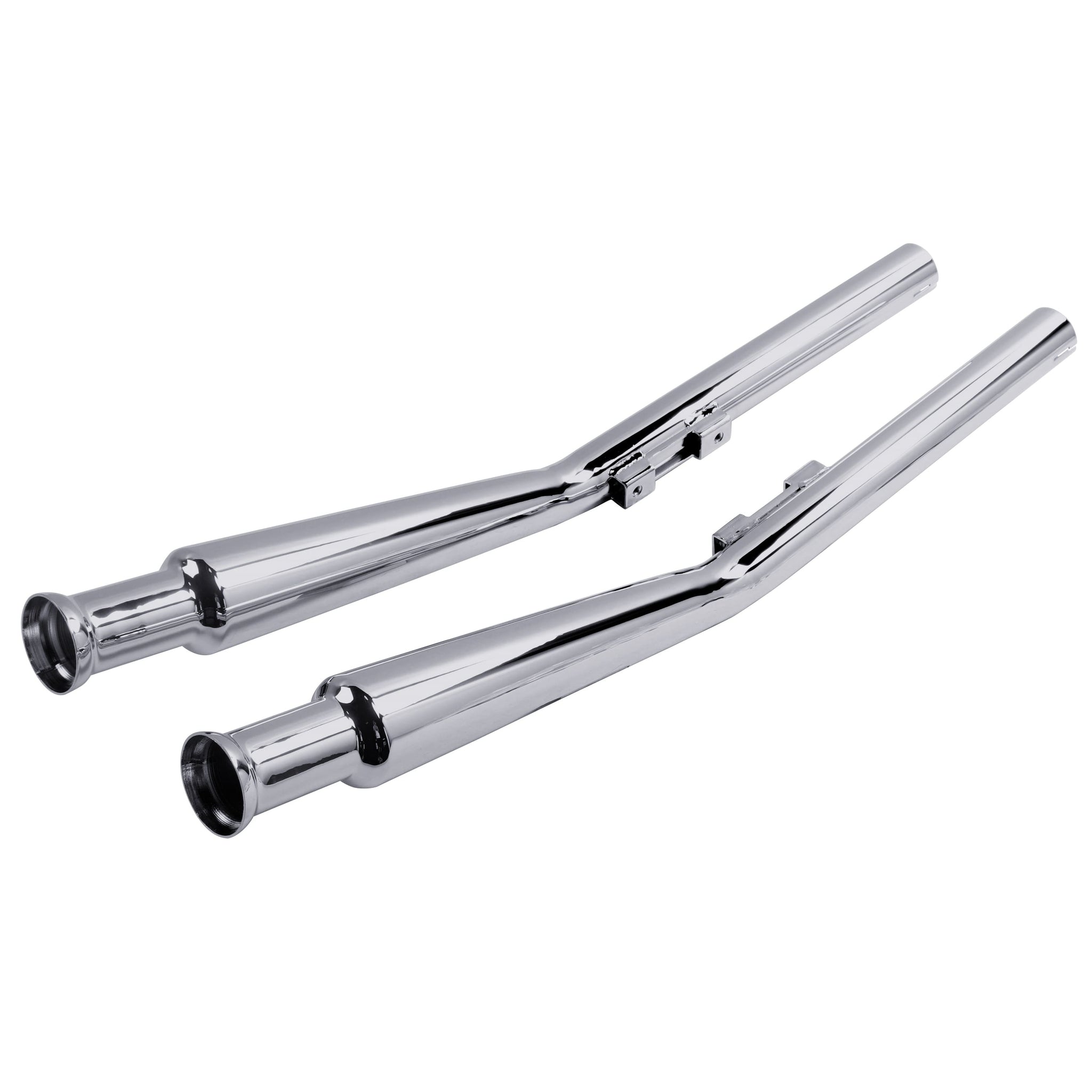 Unique Custom Extension Muffler Pipes for Harley Softail 2007-2017 Models WIth 1.75'' True Dual Exhaust Head Pipes, Classic Looking, Glory Old-school Time - Ring Shark