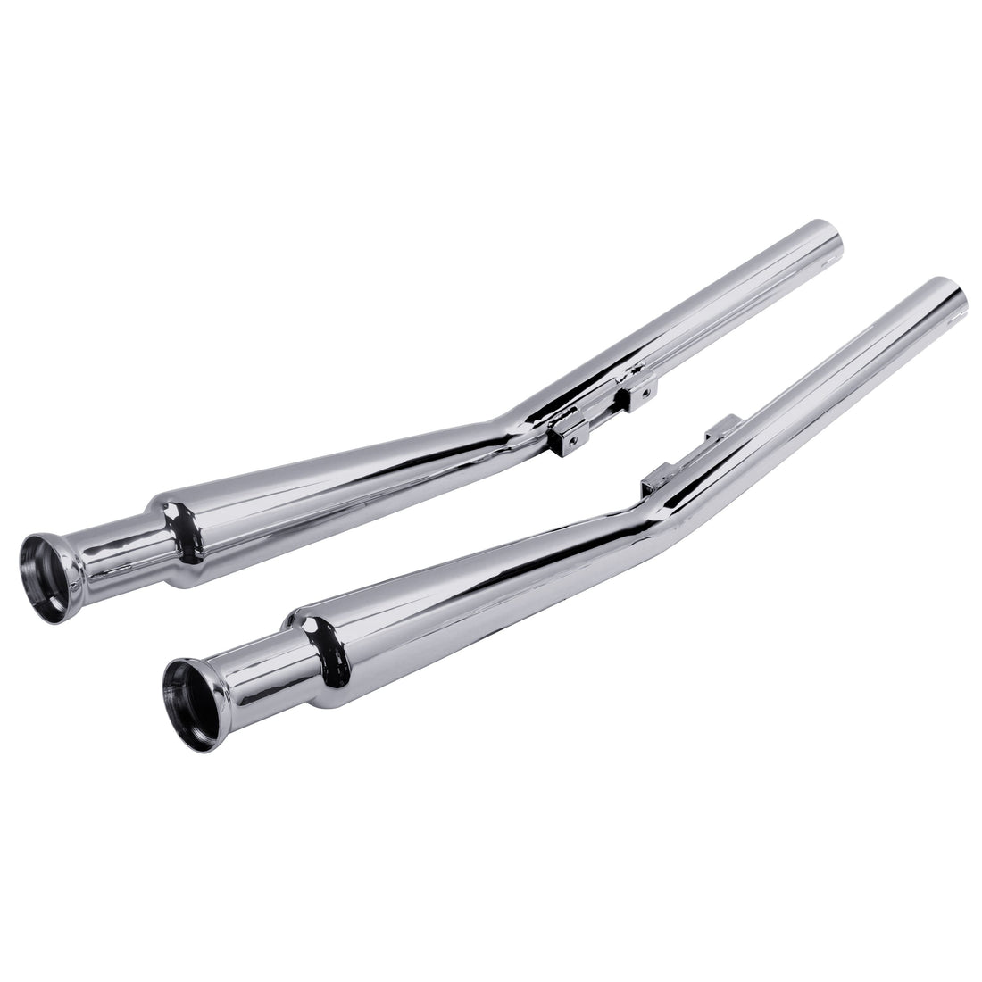 Unique Custom Extension Muffler Pipes for Harley Softail 2007-2017 Models WIth 1.75'' True Dual Exhaust Head Pipes, Classic Looking, Glory Old-school Time - Ring Shark