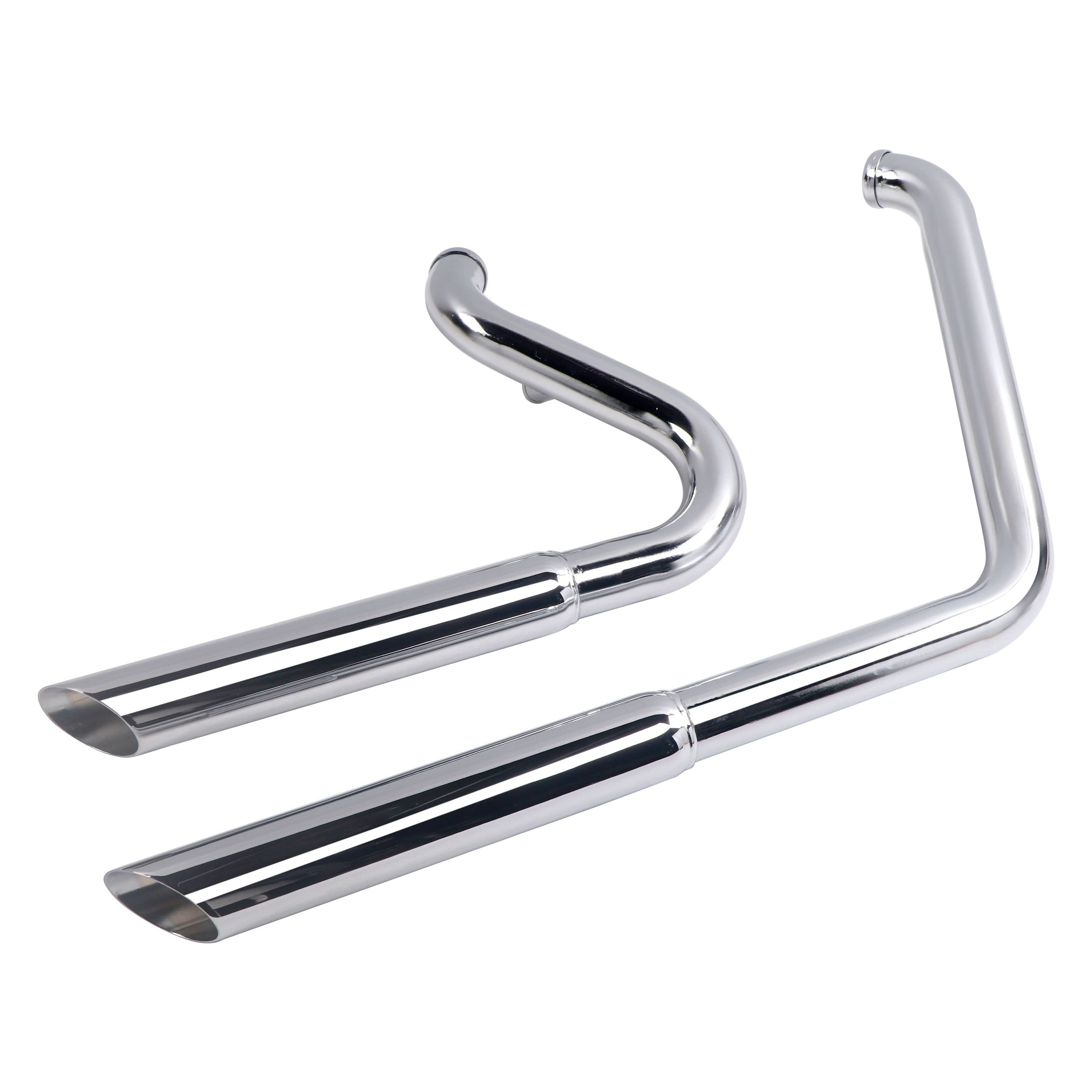 Stepped Performance Exhaust Pipes for Harley Dyna 2006–2017 – Built for Stronger Pull, Bold Looks & Baffled Deep Tone