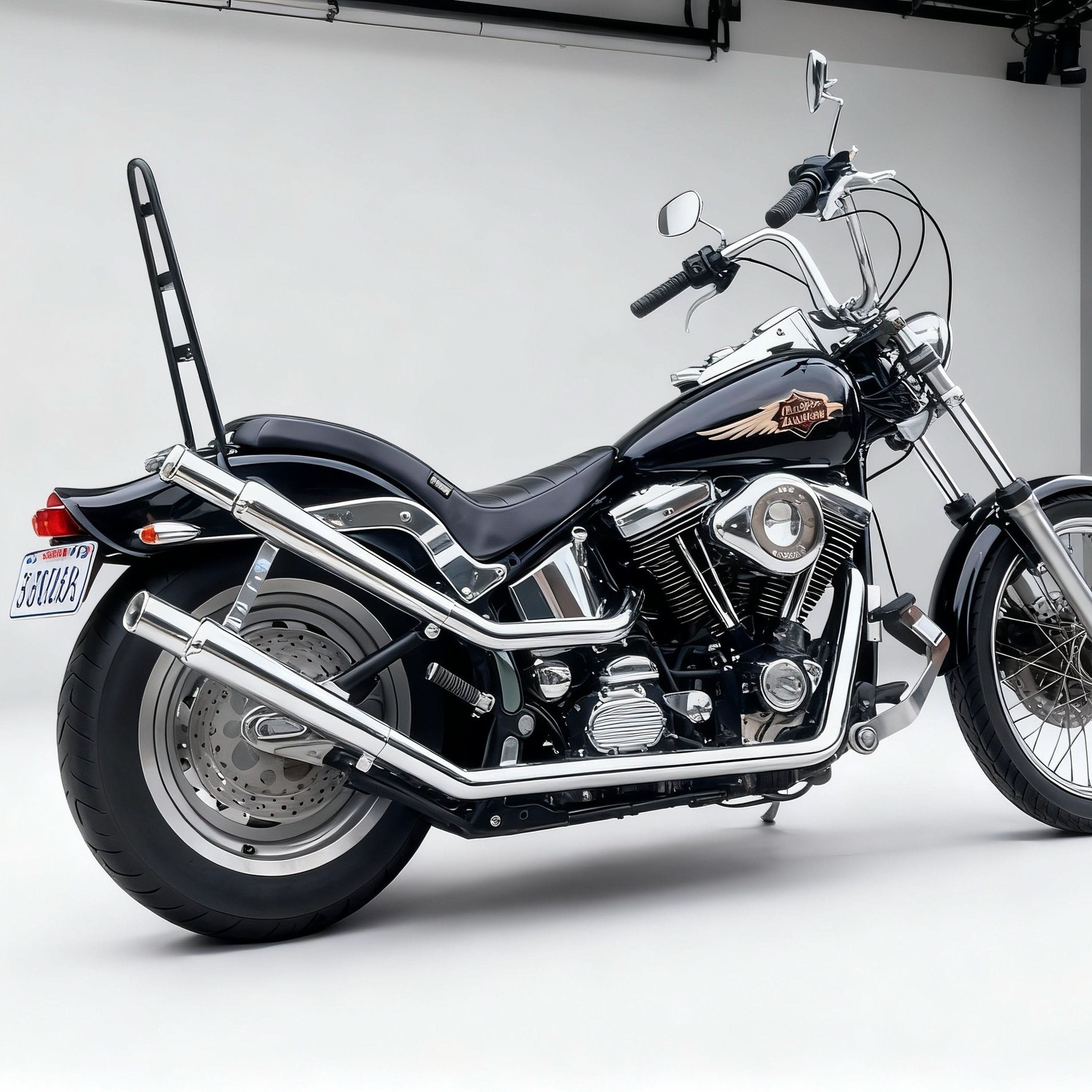 Trumpet Muffler Extension - Single Muffler Bolt on for 1-1/2 Inch to 1-3/4 Inch Head Pipes, Great Deep Rumble Sound