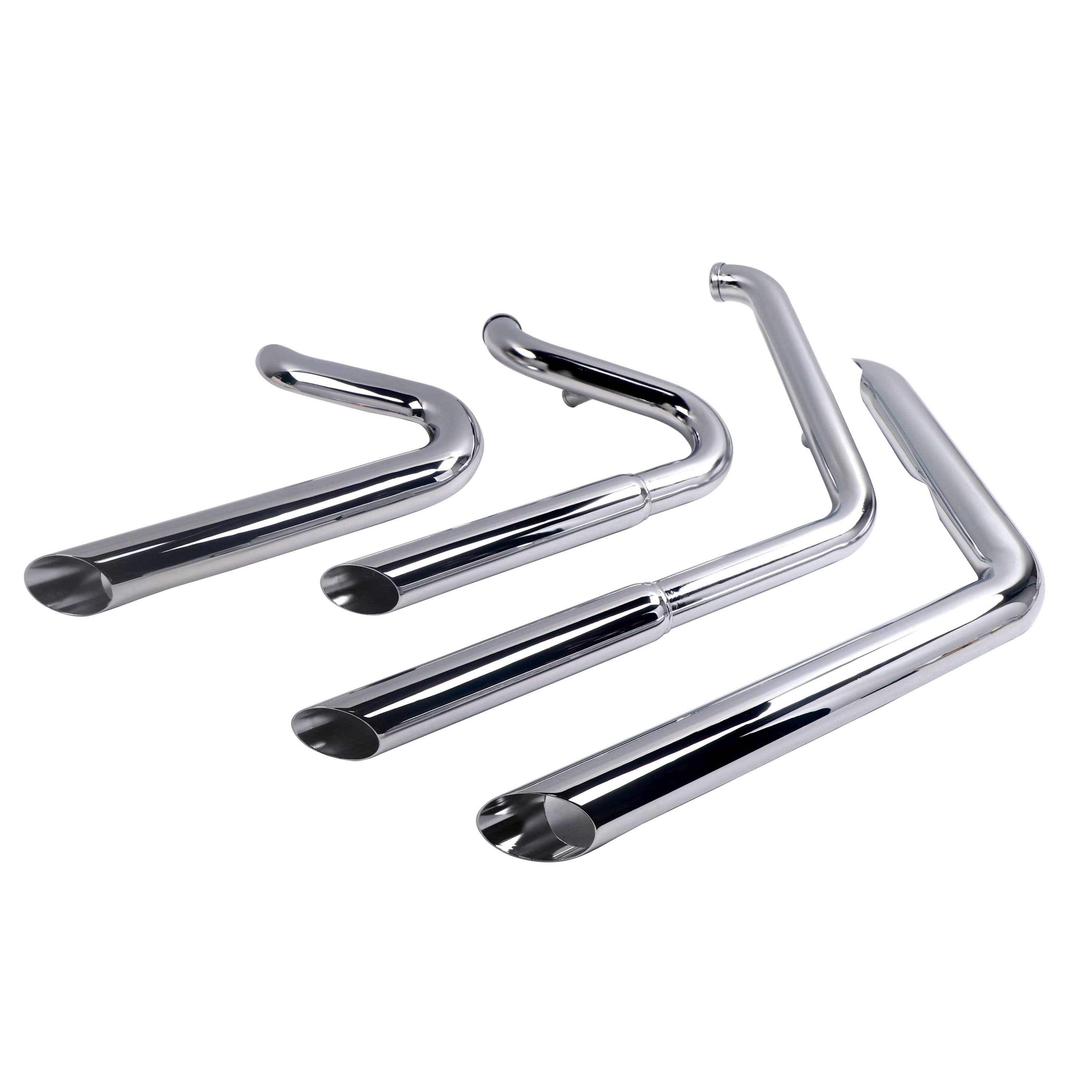 Stepped Performance Exhaust Pipes for Harley Dyna 2006–2017 – Built for Stronger Pull, Bold Looks & Baffled Deep Tone
