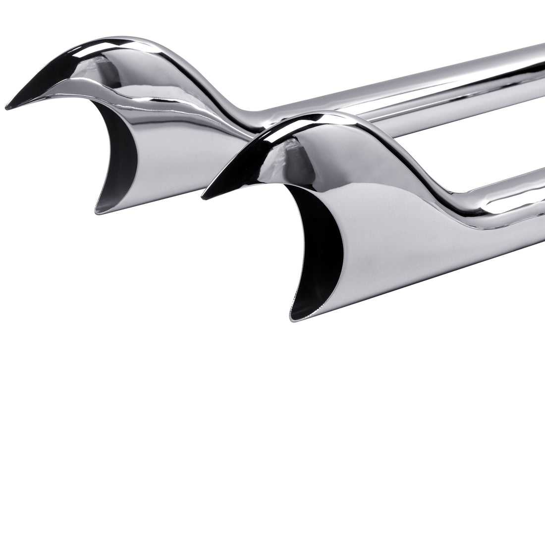Cholo Classic Performance True Dual Exhaust Full System for Harley Softail 2000-2017 Models - Ring Shark