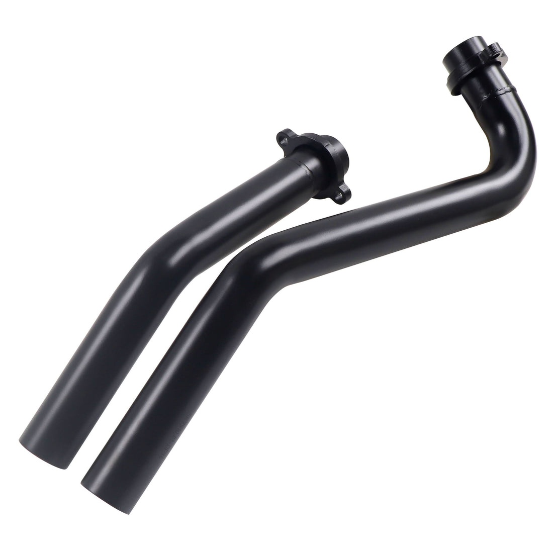 Drag Pipes Exhaust for Honda Shadow VT750 Spirit, ACE, RS, VT750DC, Deep Rumble & Matte Black Finish
