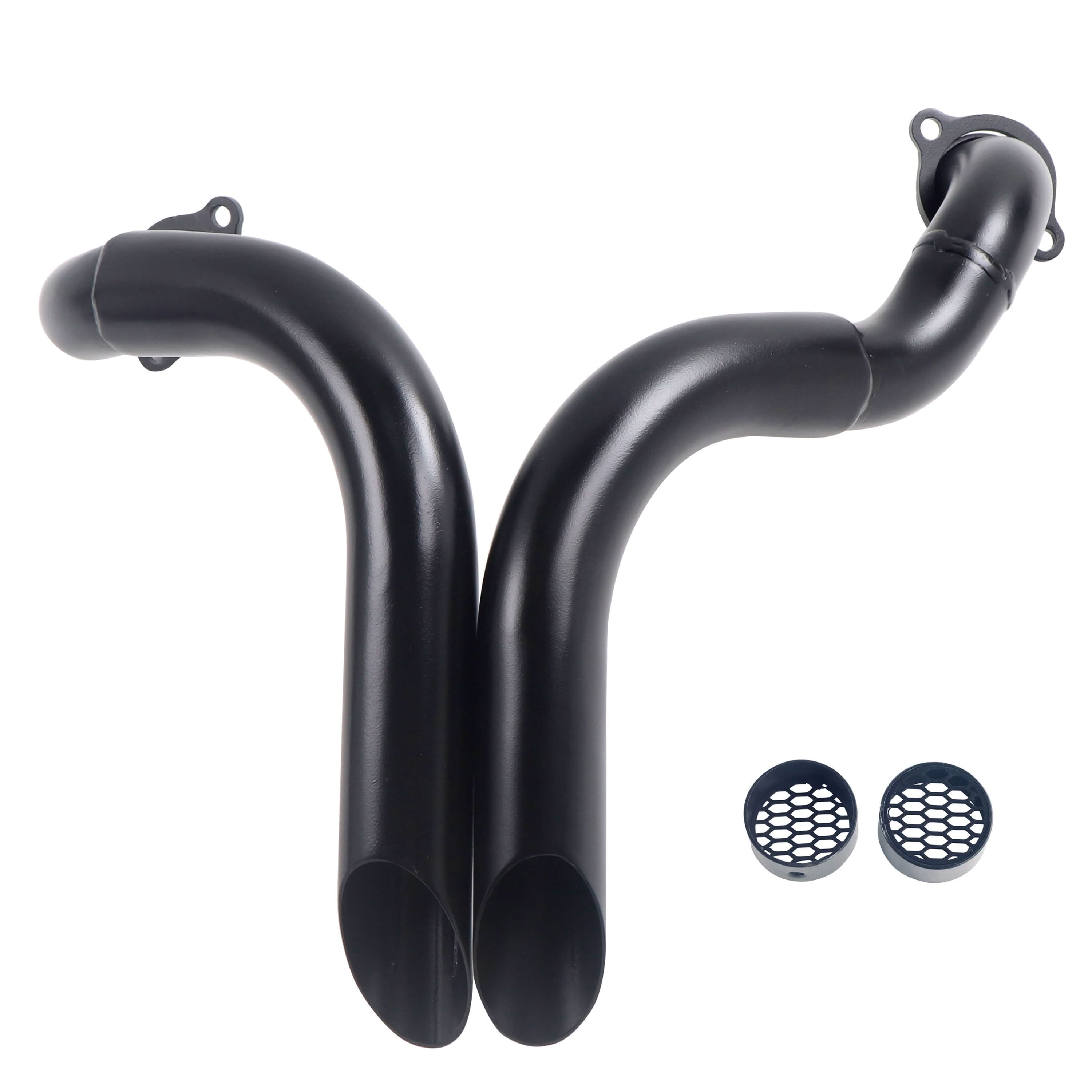 LAF Drag Pipes for Honda VT1300 Fury, Sabre, Stateline & Interstate (2010-2024) - Ring Shark