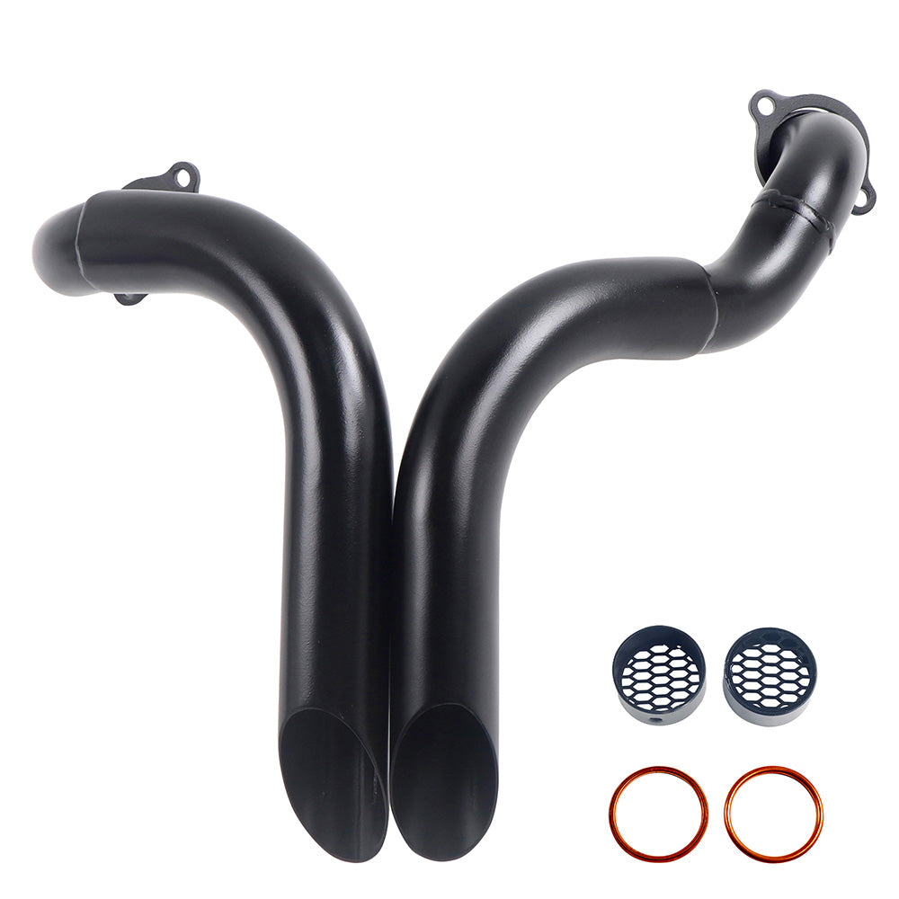 LAF Drag Pipes for Honda VT1300 Fury, Sabre, Stateline & Interstate (2010-2024)