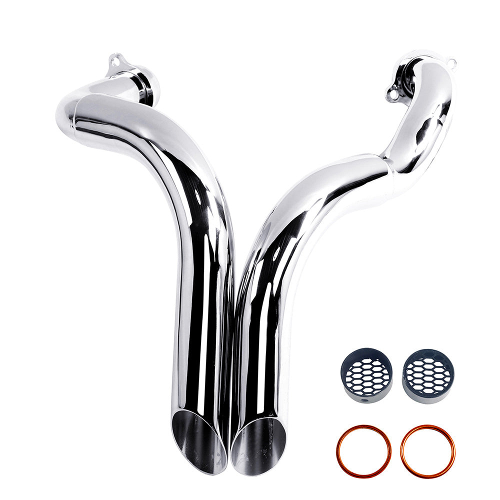 LAF Drag Pipes for Honda VT1300 Fury, Sabre, Stateline & Interstate (2010-2024)