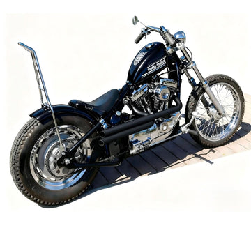 Aggressive Sportster Drag Pipes Black Set for Harley Sportster Exhaust Pipes Update 2004-2022 CERAKOTE Ceramic Coating