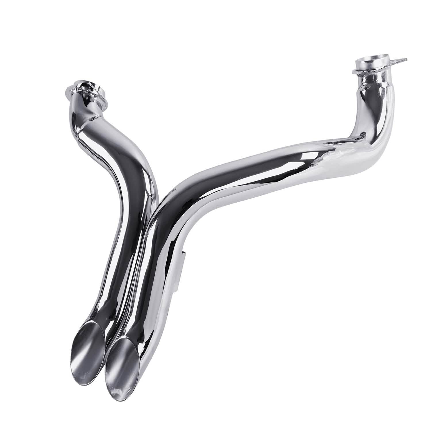 2'' Loud Drag Shovelhead Exhaust Pipes for 1970-1984 Harley Exhaust - Ring Shark