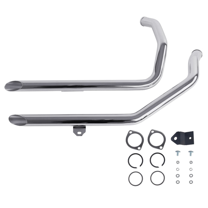 Harley Sportster LAF Drag Pipes 1986-2003 Rigid Frame | Ring Shark Exhaust