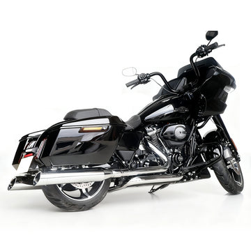 Muscle Stepped Slip-on Mufflers 5 inch for Harley Touring 1995-later