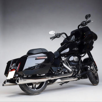 Stepped Slip-on Mufflers 4.5 inch for Harley Touring 1995-later