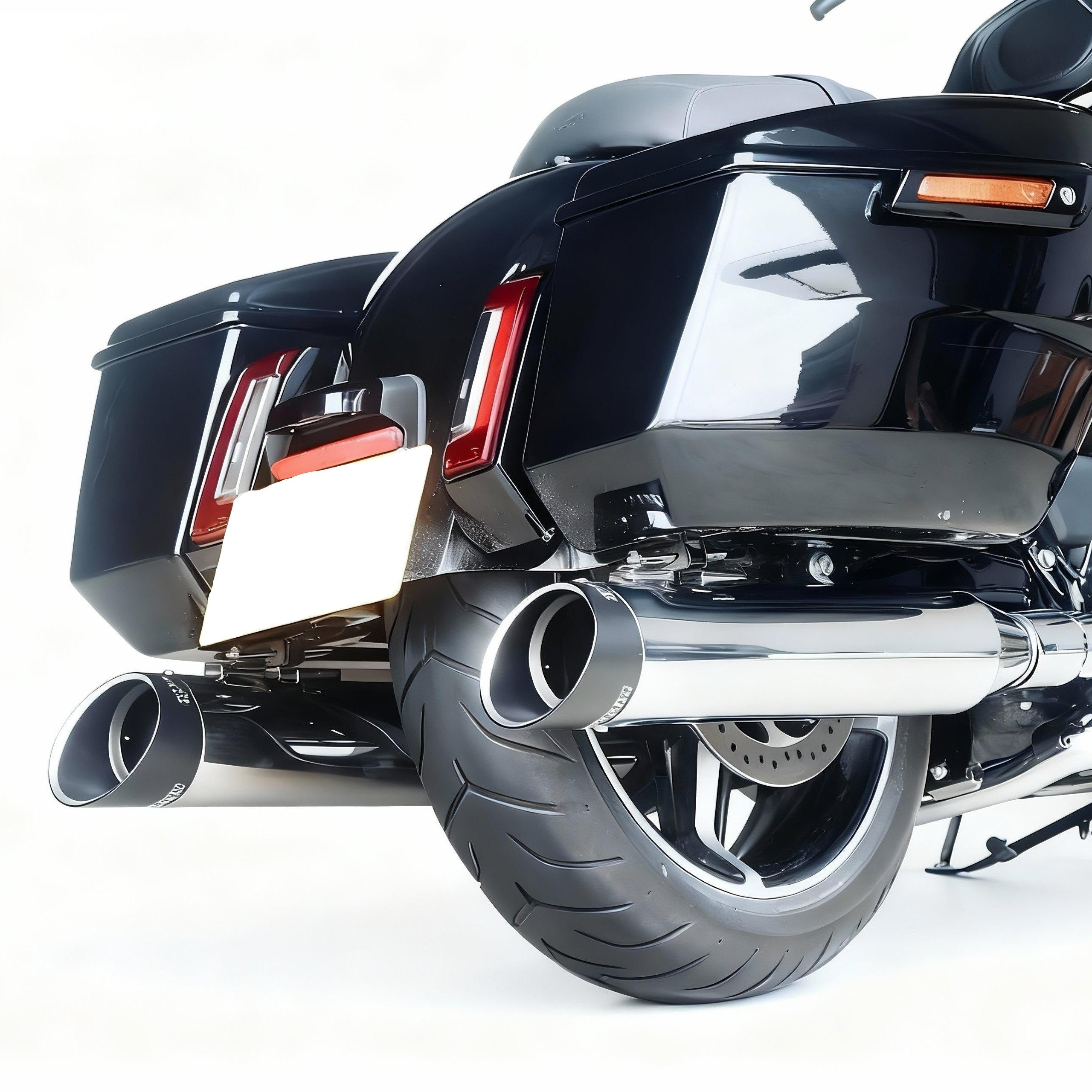 Stepped Slip-on Mufflers 4.5 inch for Harley Touring 1995-later