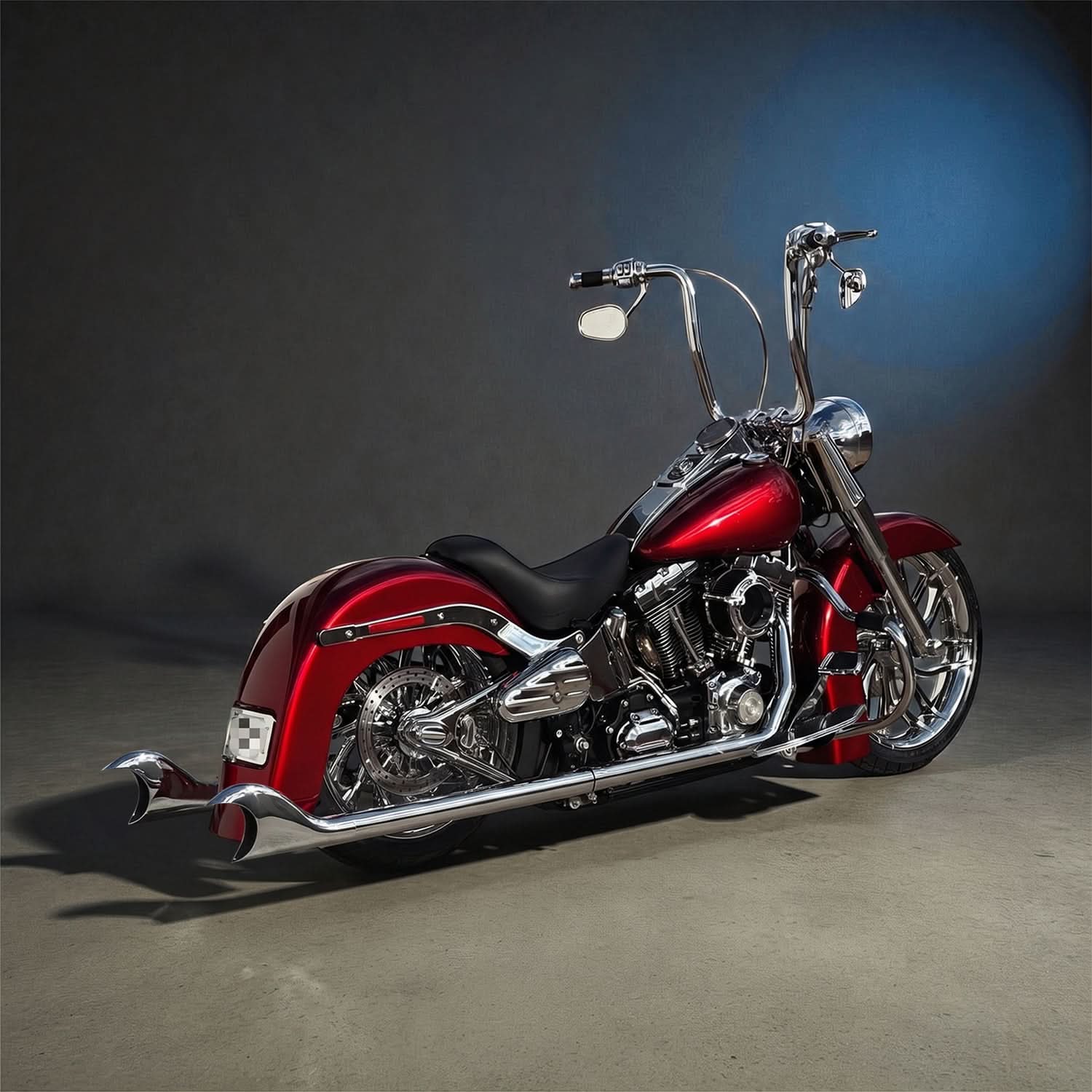 Harley Softail Cholo Cocktail Exhaust 2000-2017 | True Dual