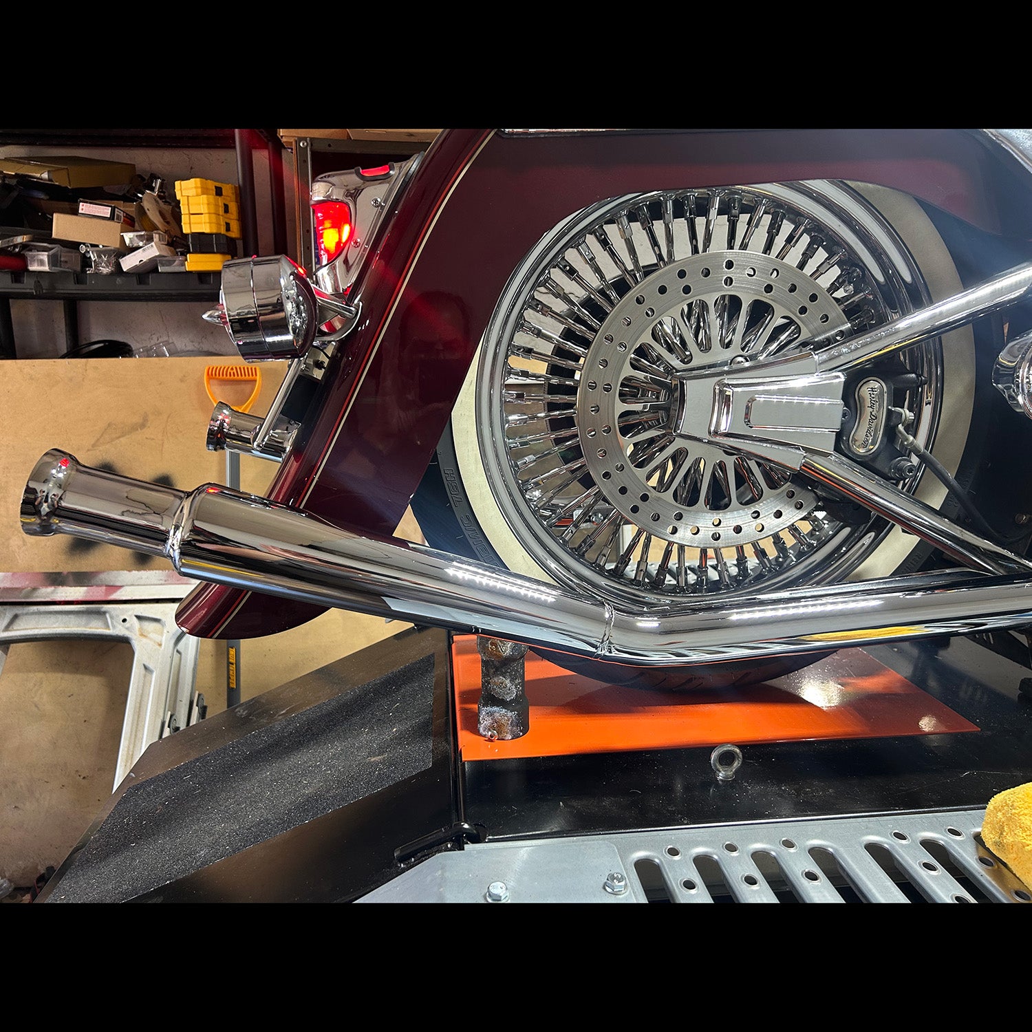 Cocktail Slip on Softail 39" Custom Extension Muffler Pipes for 2000-2017 Softail Models 1.75'' True Dual Exhaust Head Pipes