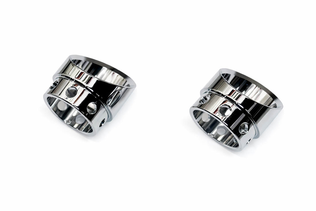 Ring Shark Slash Cut End Caps 1 3/4" ID Tips