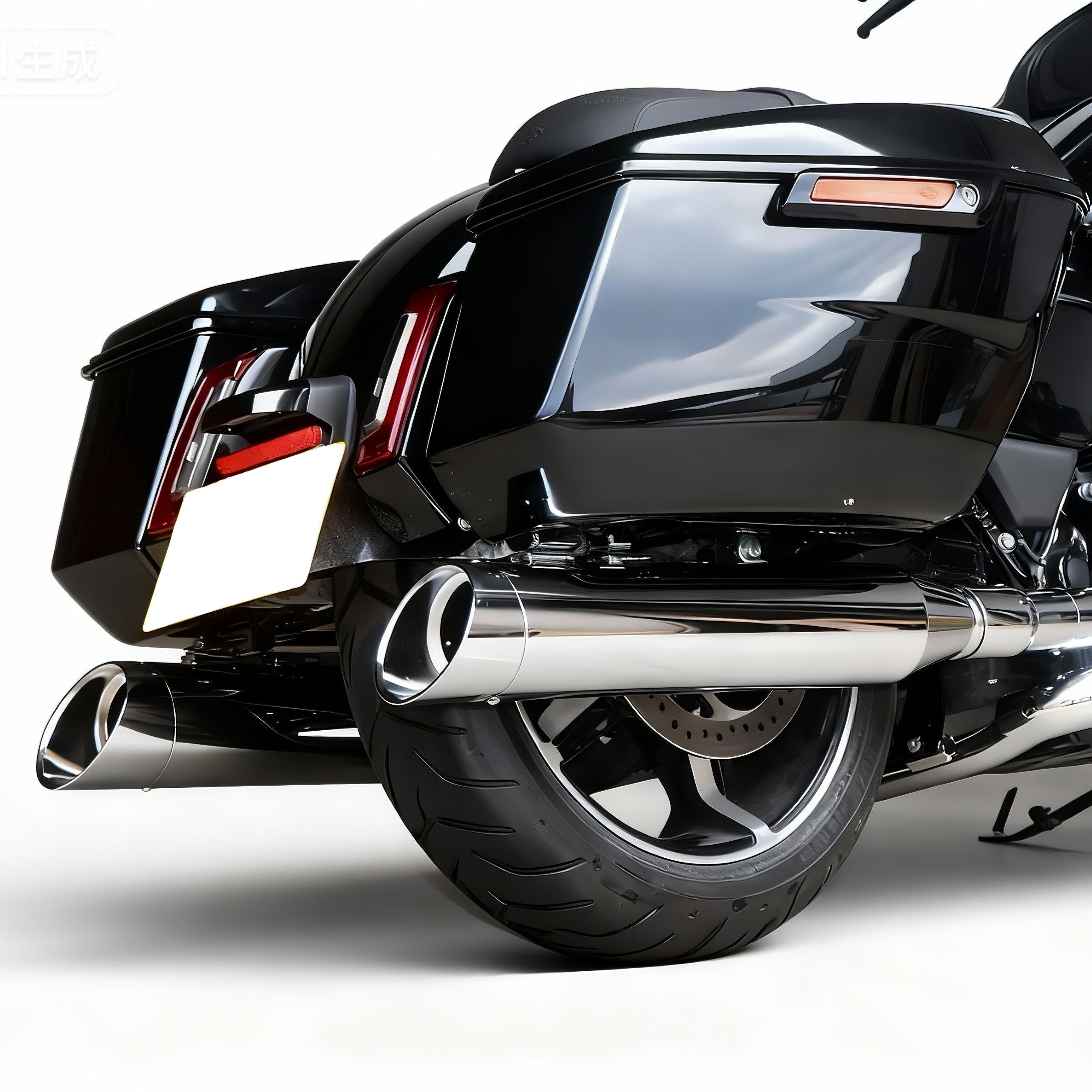 Stepped Slip-on Mufflers 4.5 inch for Harley Touring 1995-later