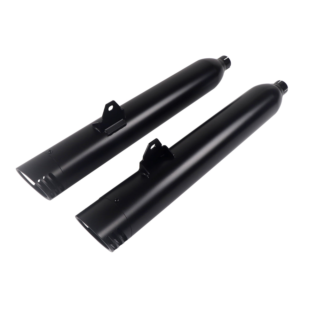 Yamaha 4" Slip On Mufflers Matt Black for 2018-up Yamaha Star Venture & Star Eluder