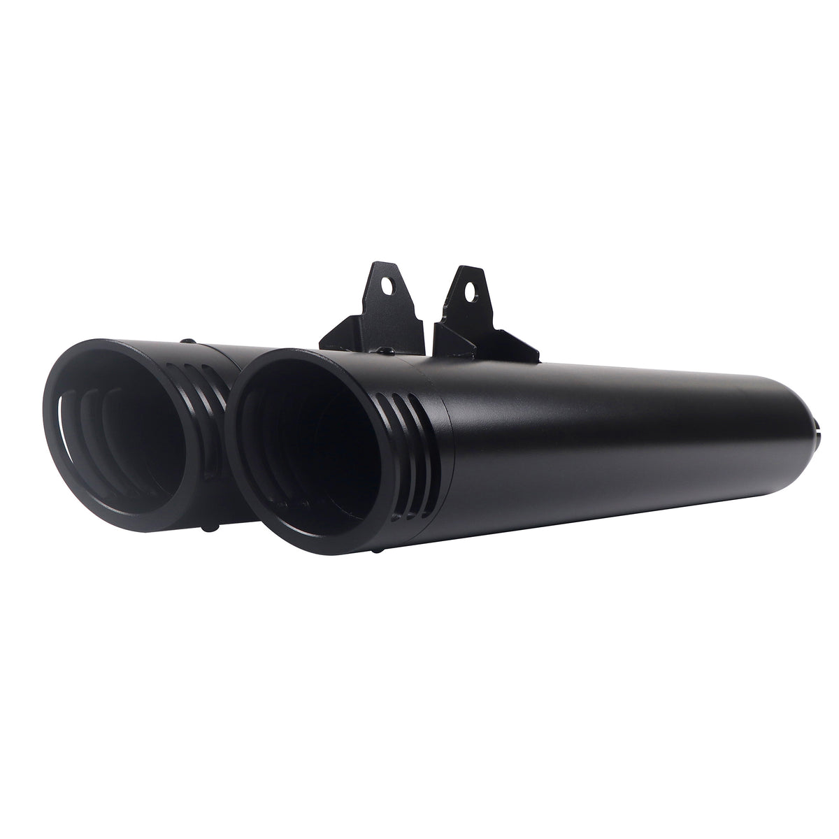 Yamaha 4" Slip On Mufflers Matt Black for 2018-up Yamaha Star Venture & Star Eluder