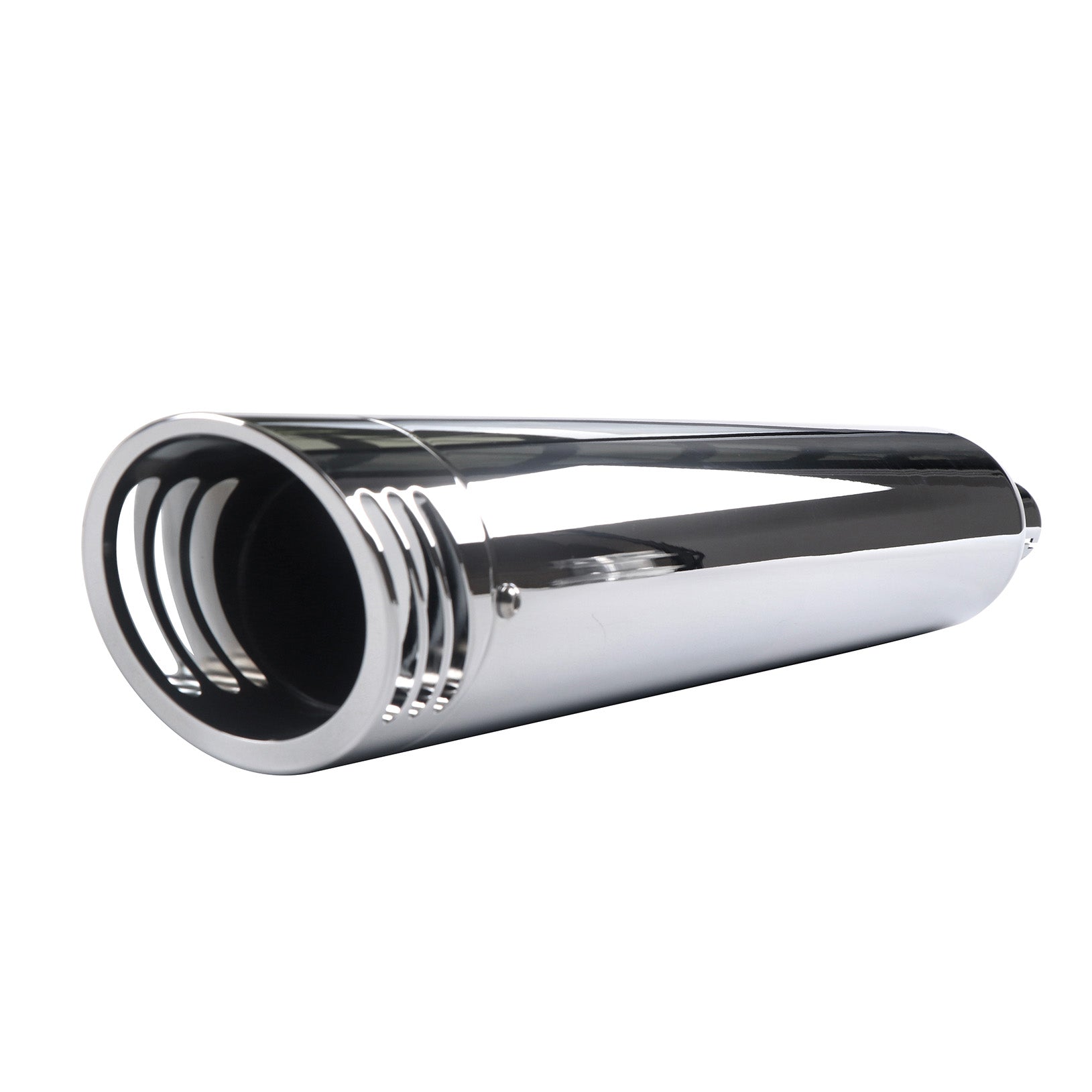 Yamaha 4" Slip On Mufflers Chrome for 2007-2017 Yamaha V-Star XVS1300