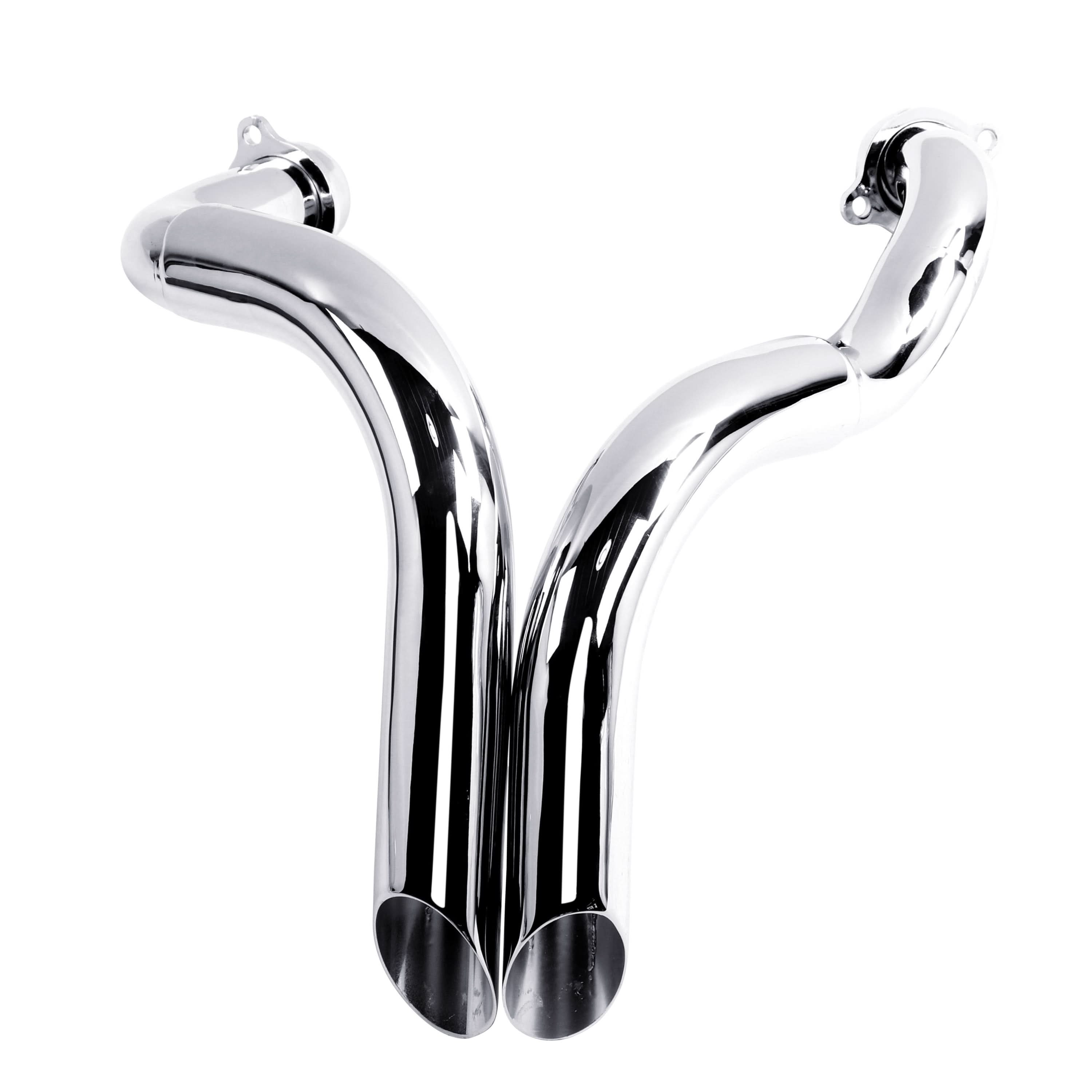 LAF Drag Pipes for Honda VT1300 Fury, Sabre, Stateline & Interstate (2010-2024) - Ring Shark