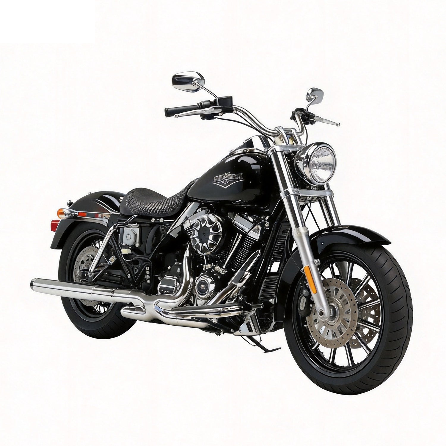 Boost Power X-Flow Head Pipes for Harley Touring 1995-2016 | Chrome Power Headers with 2 into 1