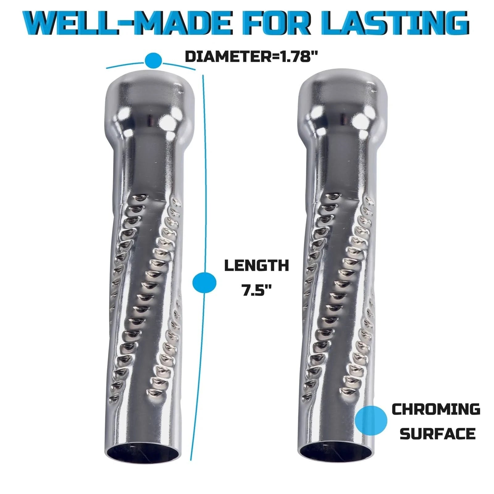 Baffles Insert for 2" Drag Pipes Straight Exhaust