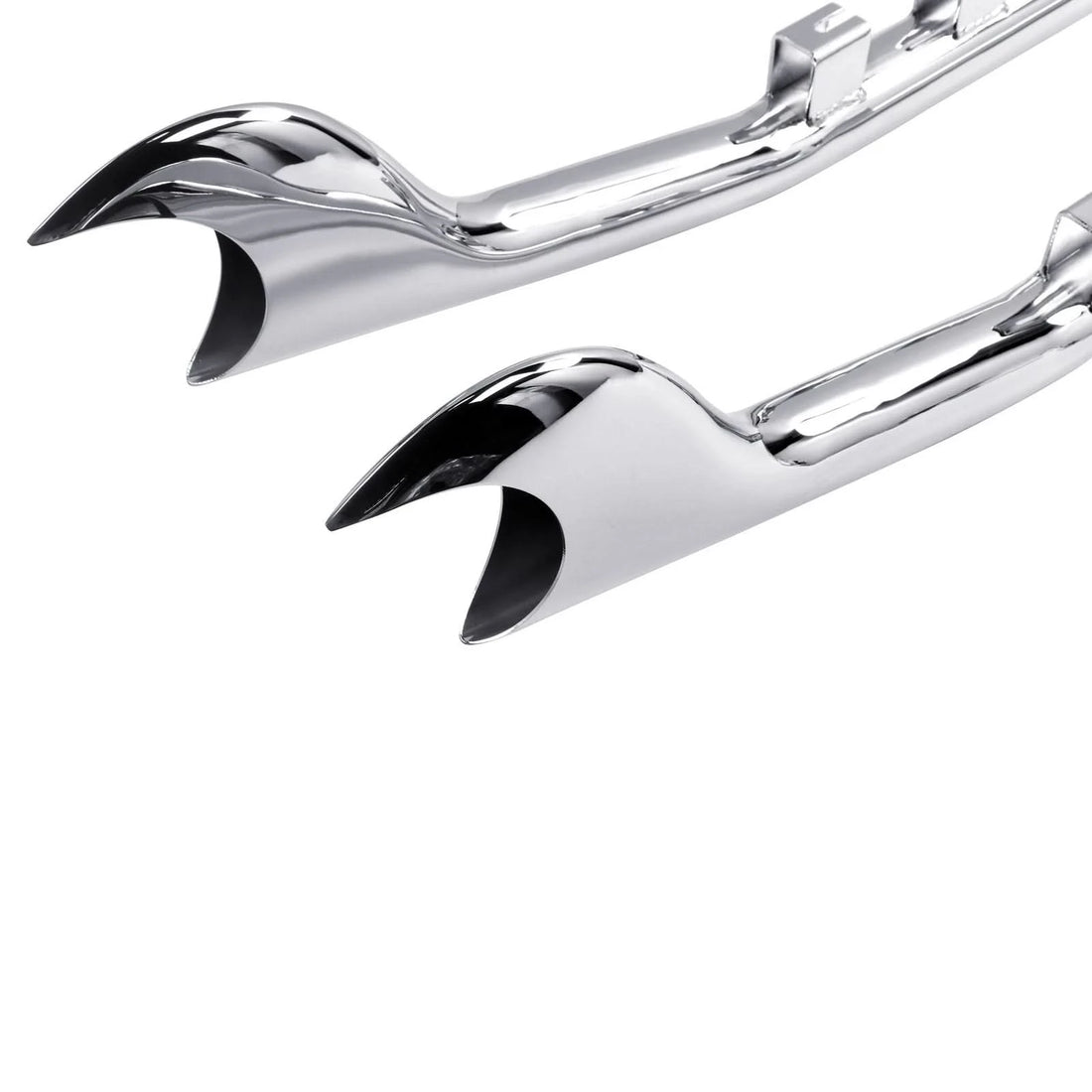 Fishtail Upswept 39" Slip On Mufflers for Harley Touring 1995-2016