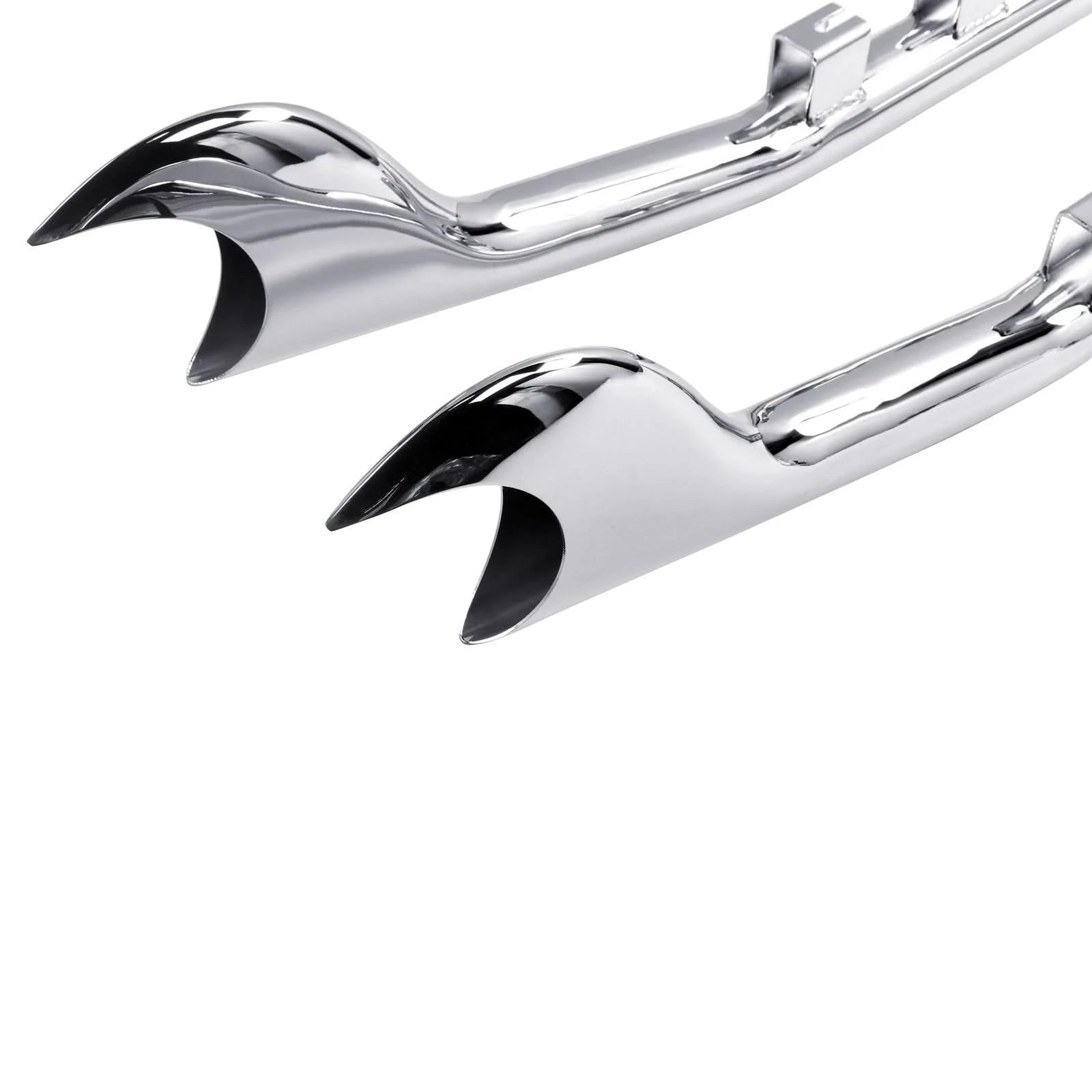 Cholo Upswept Fishtail Mufflers for Harley Touring Exhaust 1995-2016