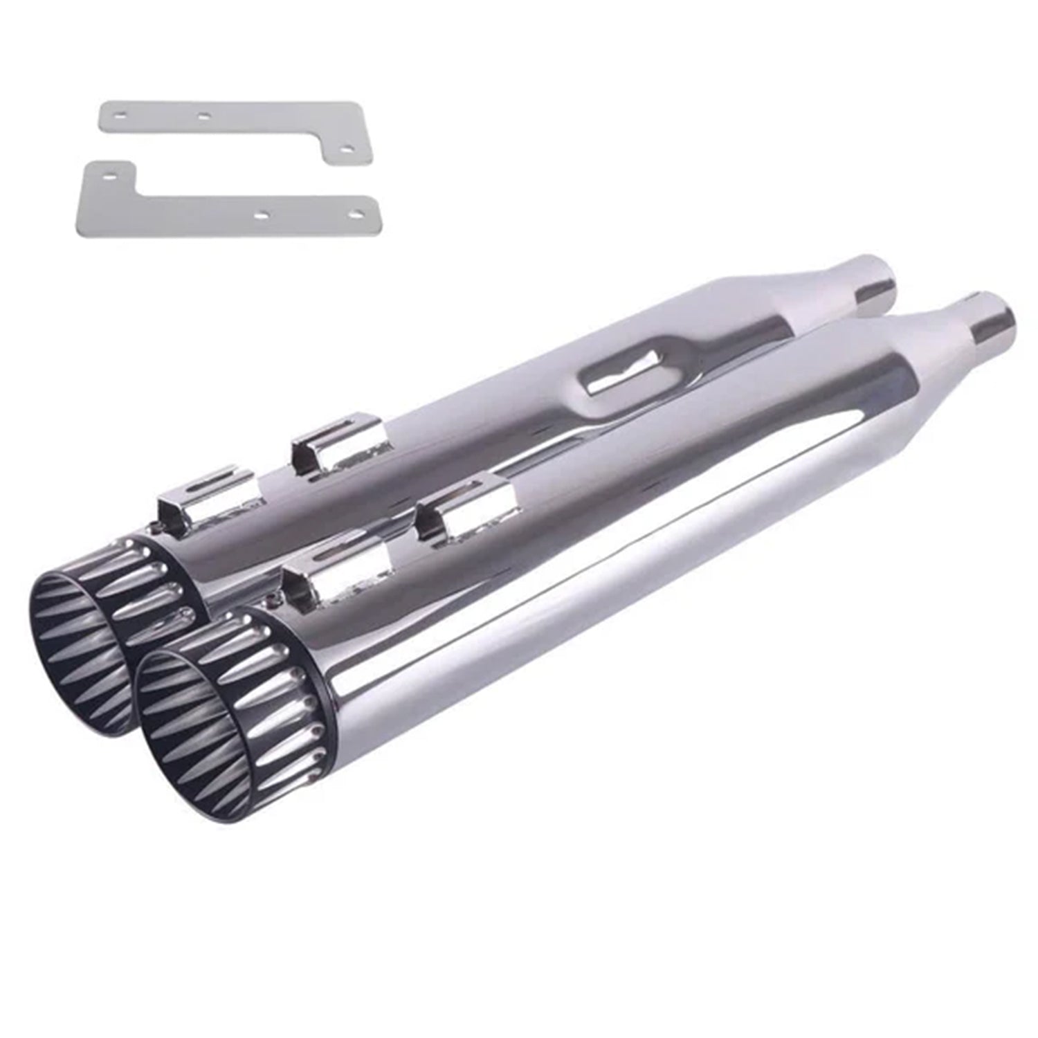 Ring Shark Slip on Mufflers for Yamaha Royal Star Venture and Royal Star Tour Deluxe Models
