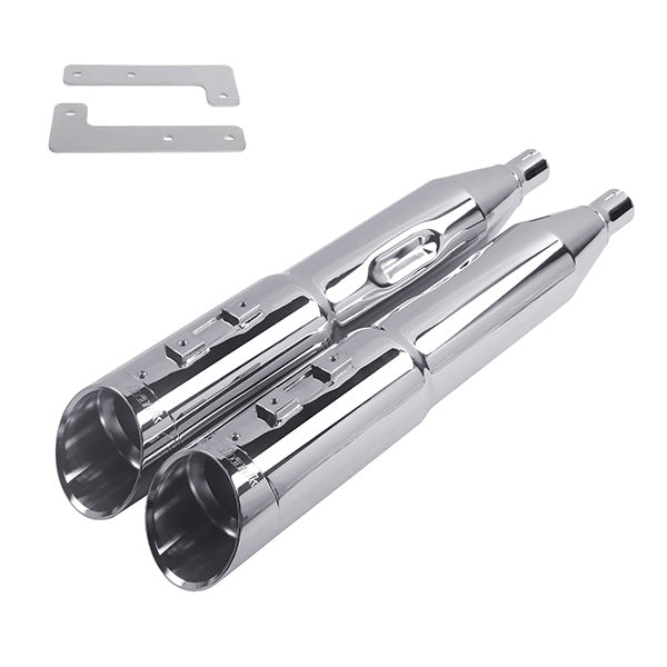 Ring Shark Slip on Mufflers for 1999-2009 Yamaha XVZ1300/Royal Star Venture/Royal Star Tour Deluxe Models